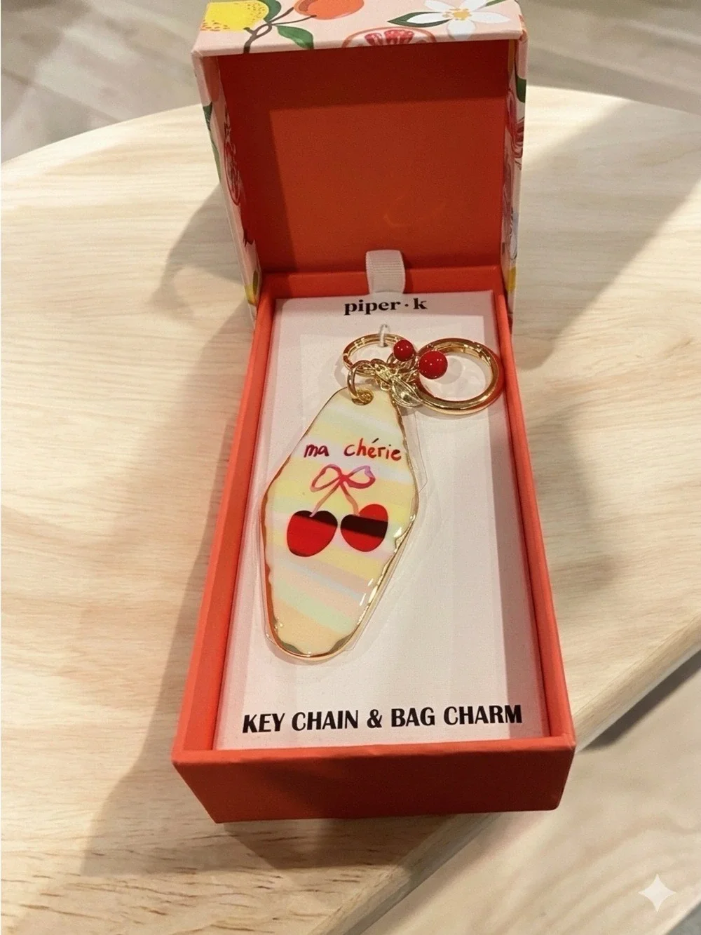 Piper K “Ma Cherie” Keychain & Bag Charm